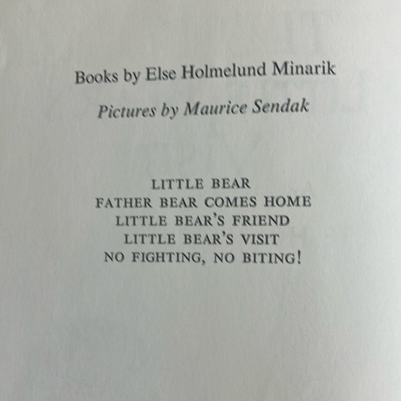 Little Bear's Visit Book by Else Holmelund Minarik pictures by Maurice Sendak - Picture 4 of 16